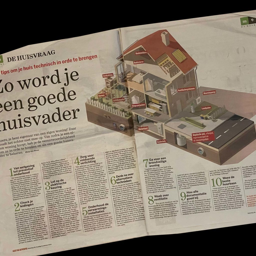 gva 10 tips - zo word je een goede huisvader - krantenartikel